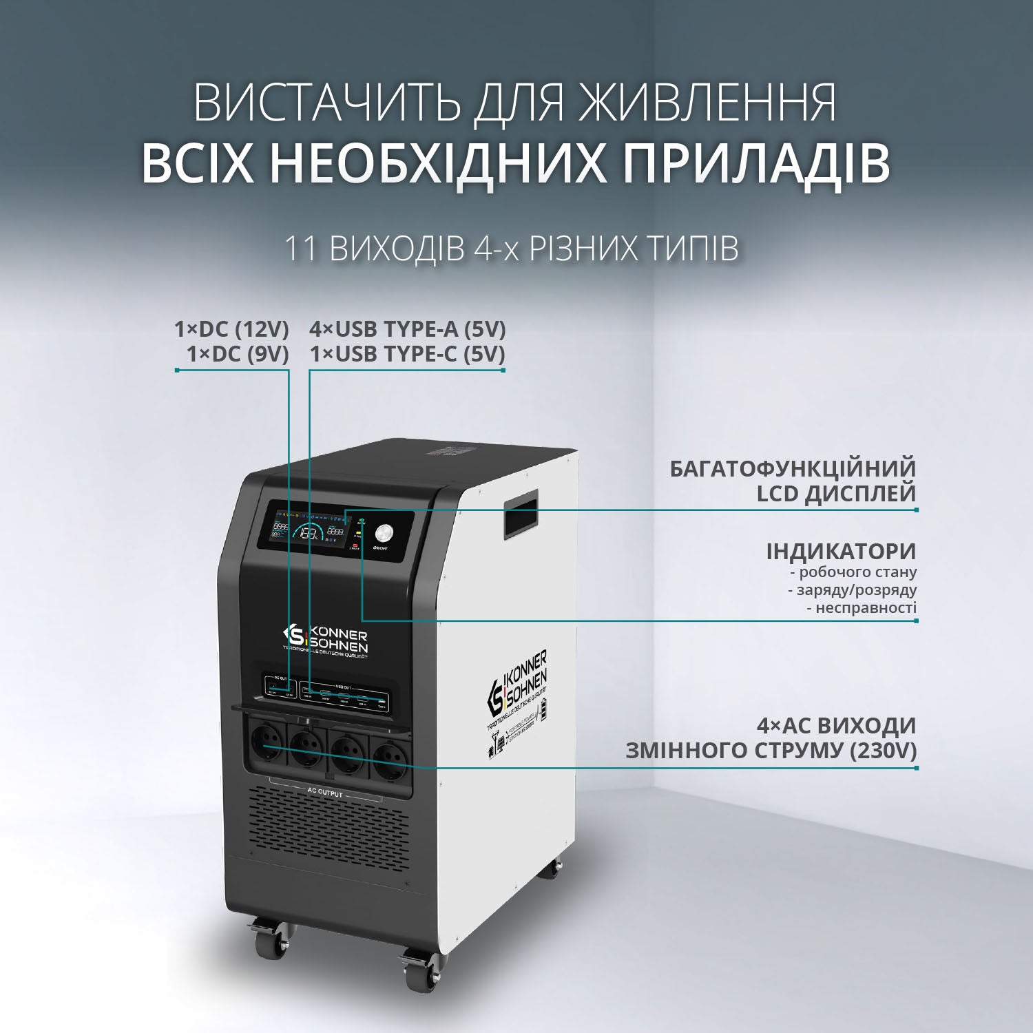 Портативна електростанція KS 5200PS