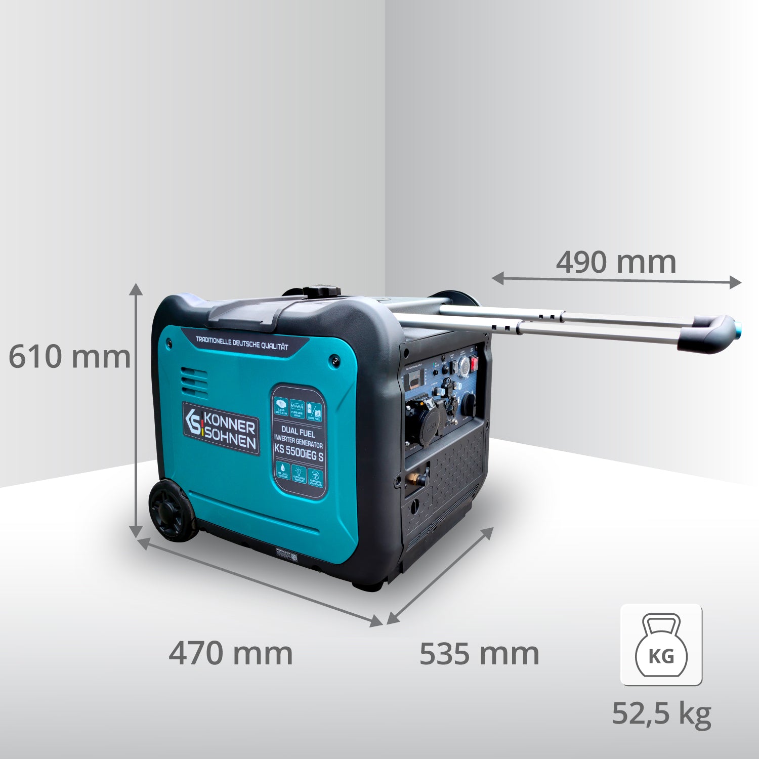 LPG/benzine invertergenerator KS 5500iEG S