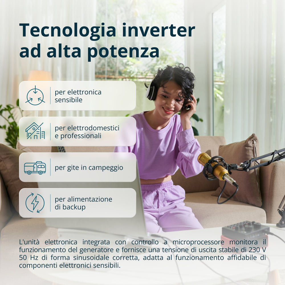 Generatore a Benzina Inverter KS 6500iE
