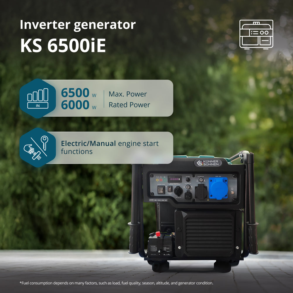 Gerador a Gasolina Inversor KS 6500iE