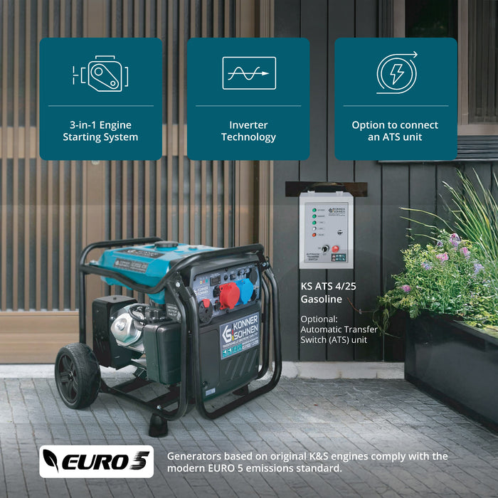Gerador Inversor KS 8100iE 1/3 ATSR