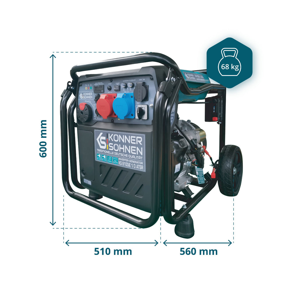 Générateur Inverter KS 8100iE 1/3 ATSR