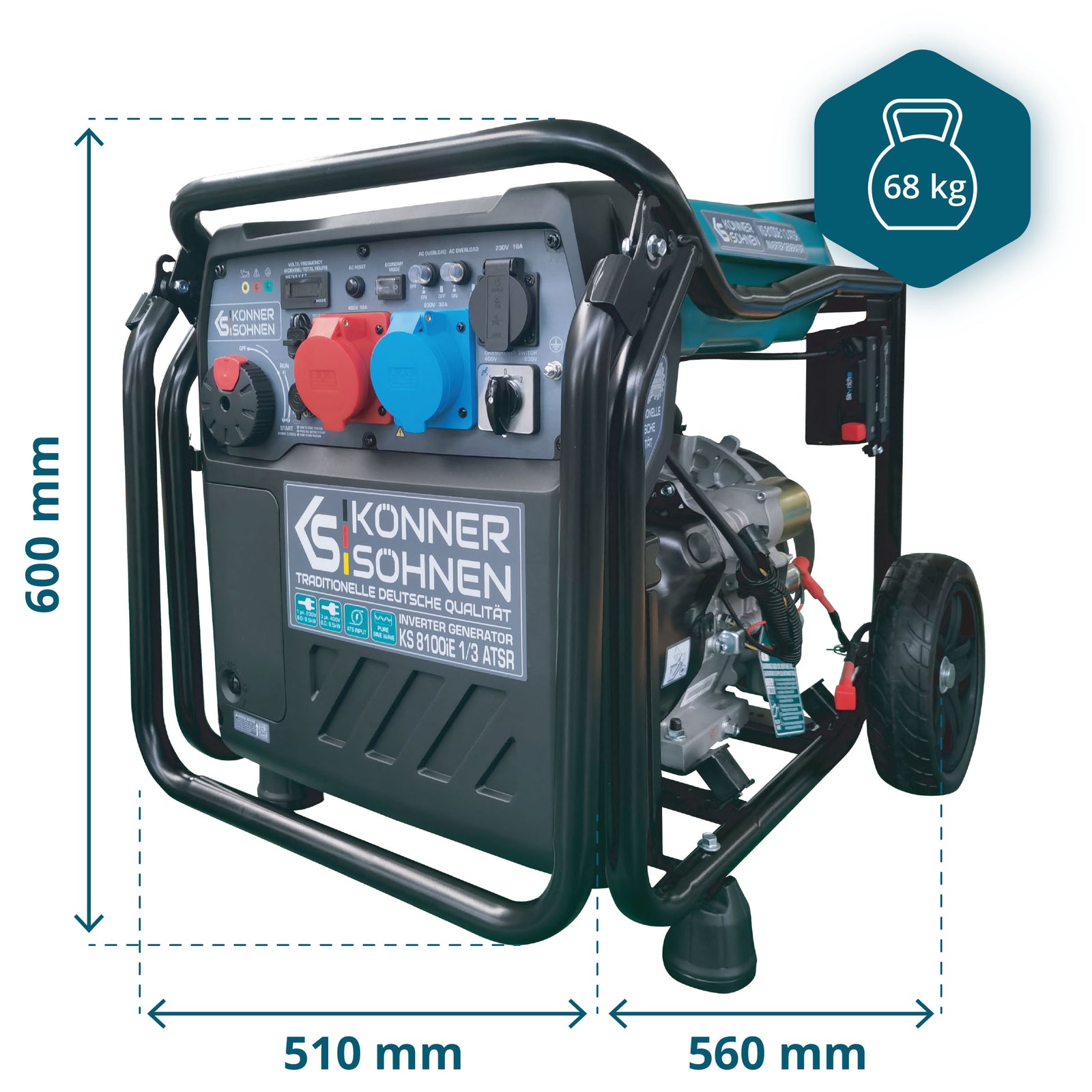 Inverter Generator KS 8100iE 1/3 ATSR