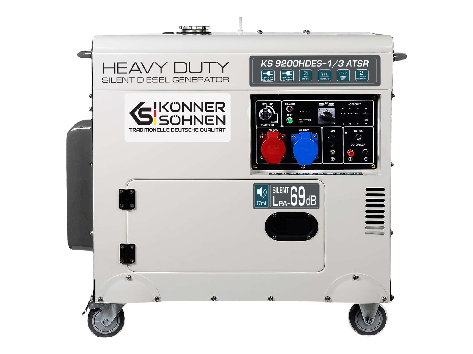 Image of Generatore diesel &quot;Könner &amp; Söhnen&quot; KS 9200HDES-1/3 ATSR (EURO V)