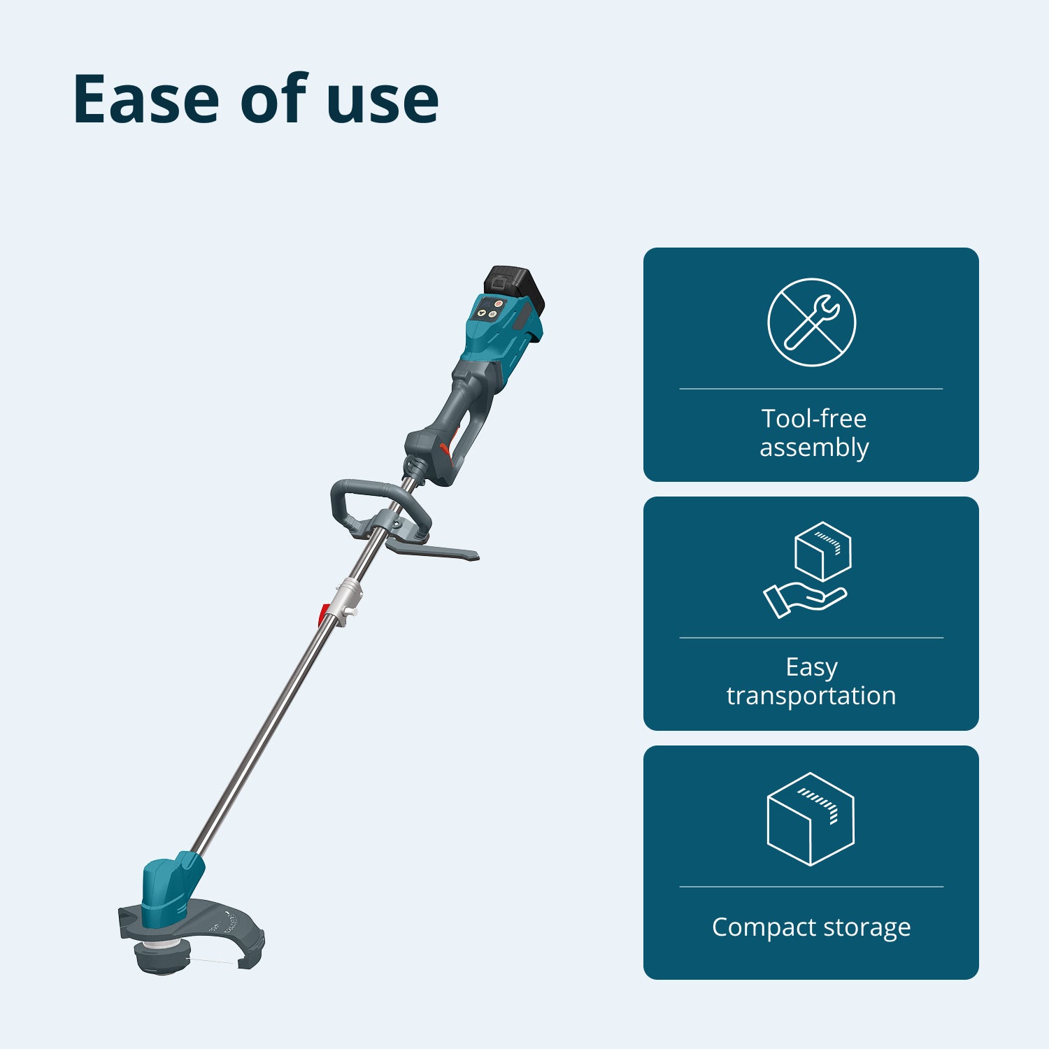 Trådlös grästrimmer och kantklippare KS BCT-20V
