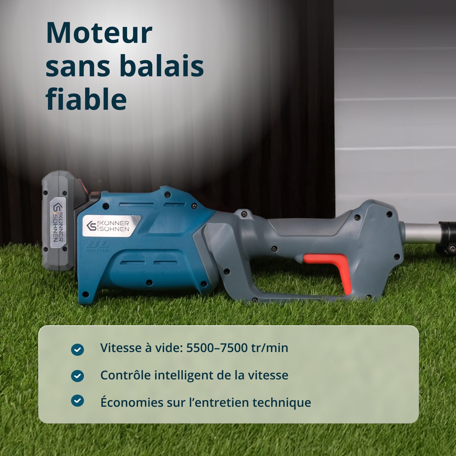 Coupe-bordures sans fil & Débroussailleuse KS BCT-20V