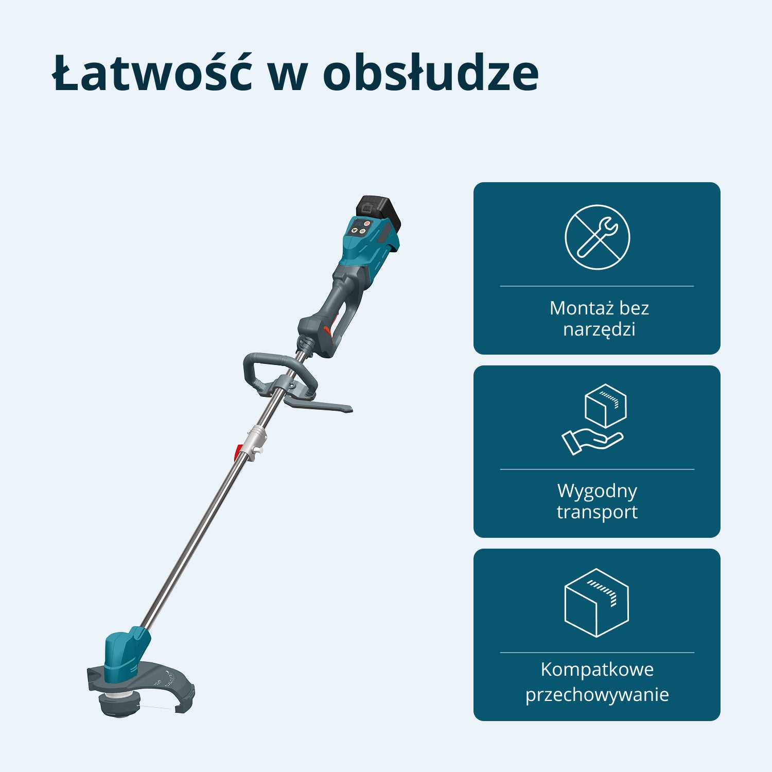 Bezprzewodowa wykaszarka i podkaszarka KS BCT-20V