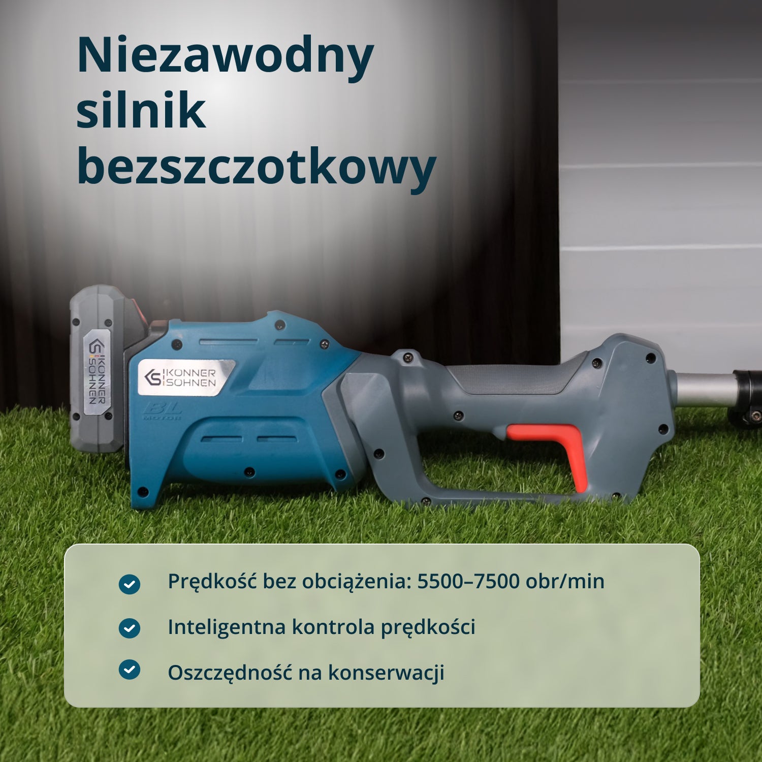 Bezprzewodowa wykaszarka i podkaszarka KS BCT-20V