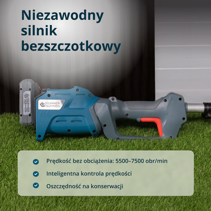 Bezprzewodowa wykaszarka i podkaszarka KS BCT-20V