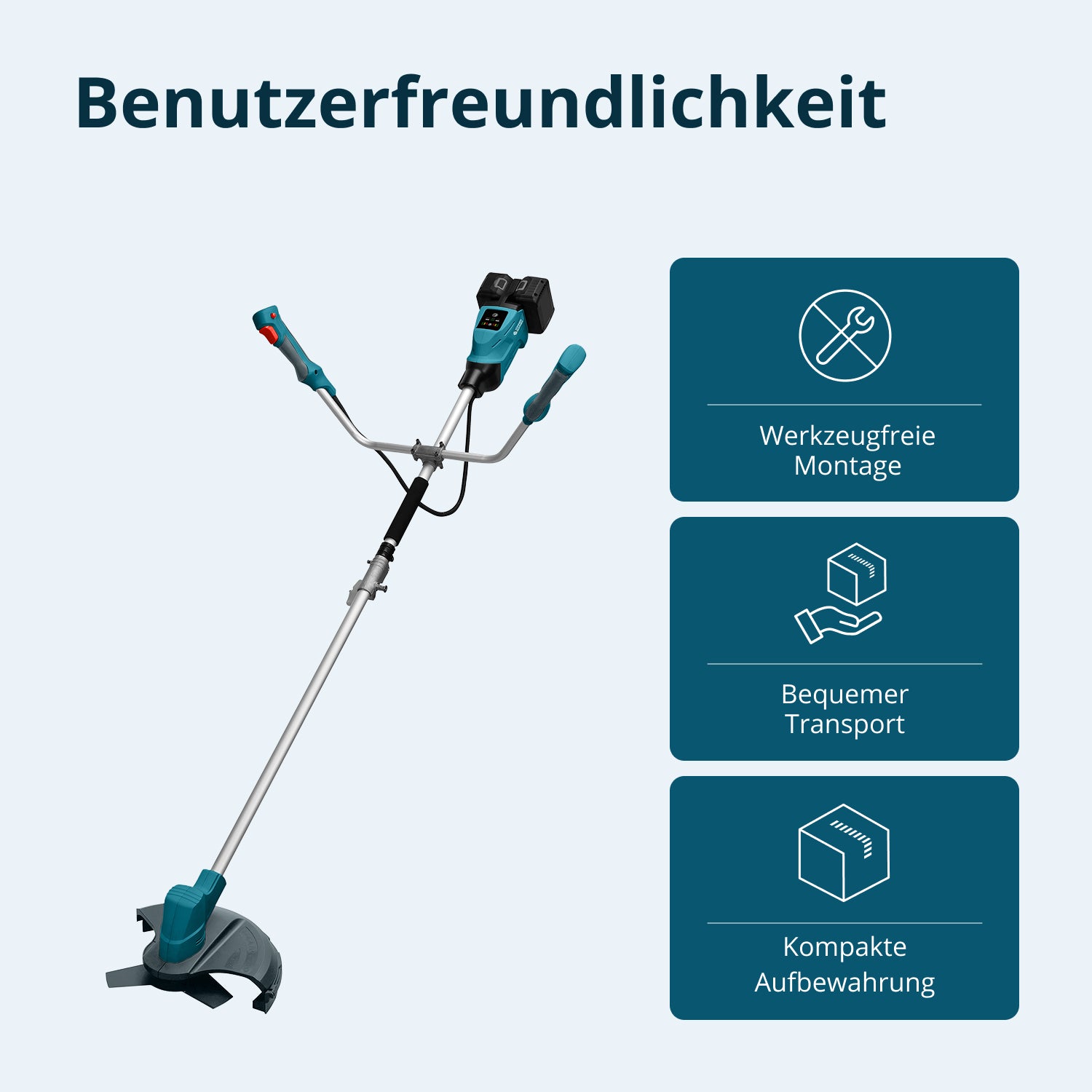 Snoerloze bosmaaier en grastrimmer KS BCT-40V