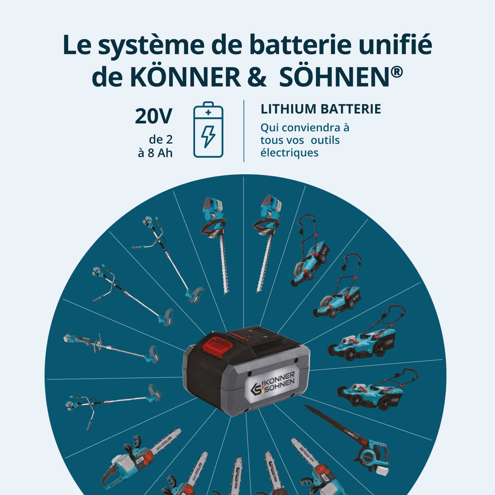 Taille-bordures de jardin sur batterie KS BCT-40V