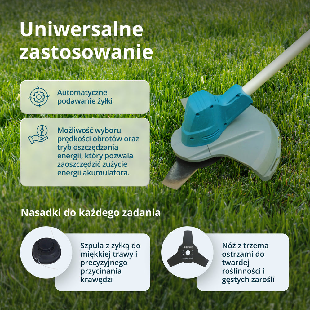 Zestaw promocyjny do pielęgnacji trawnika KS 43LM-BCT40V-SET