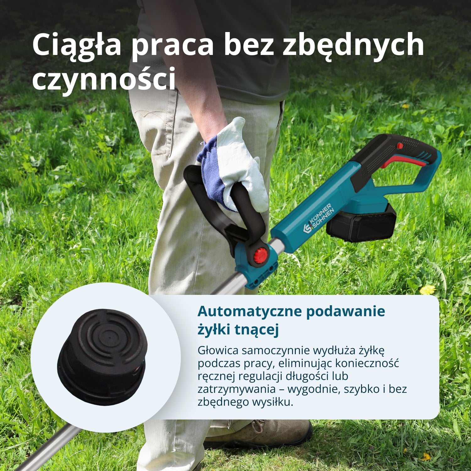 Podkaszarka akumulatorowa KS CST-20V