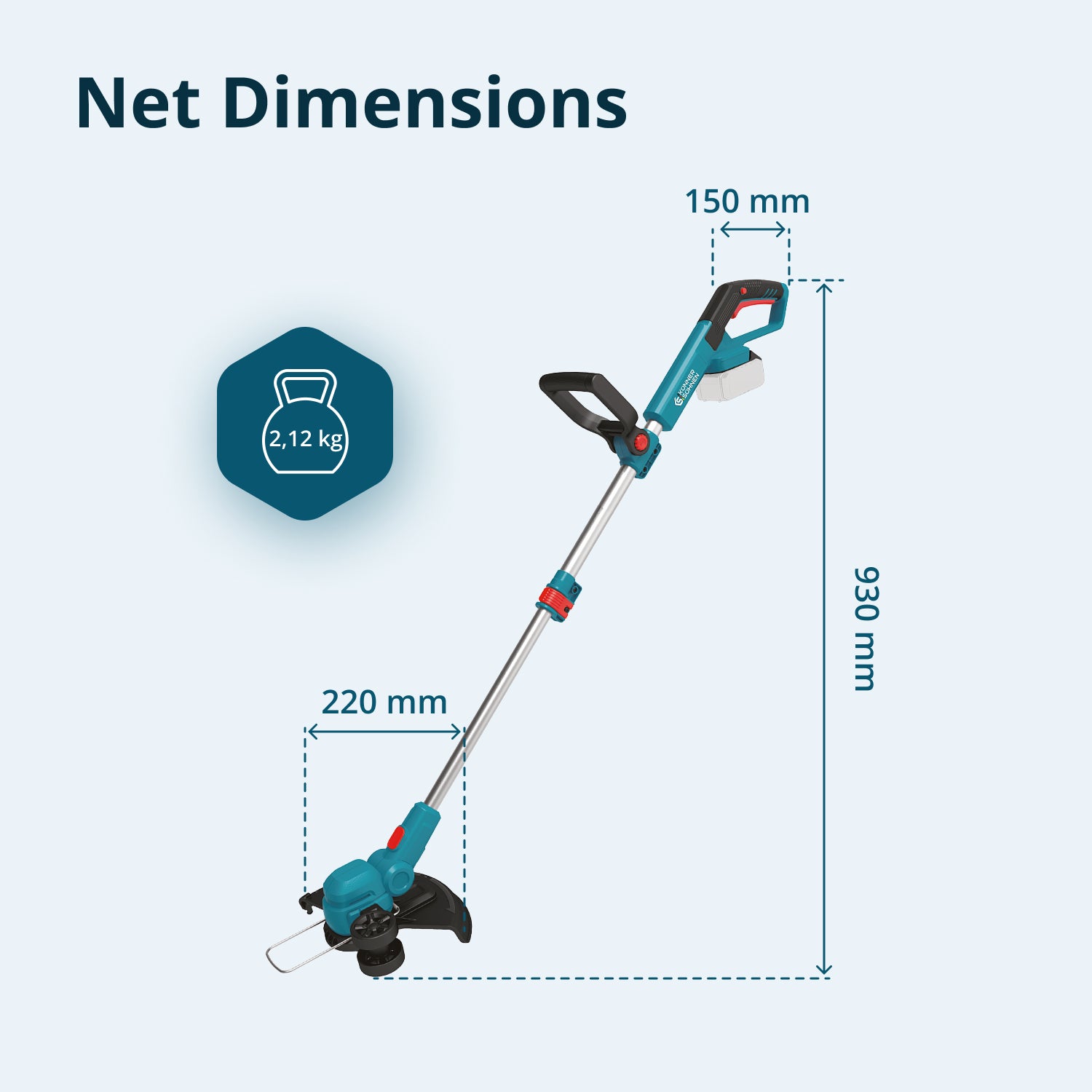 Akku-Trimmer KS CST-20V