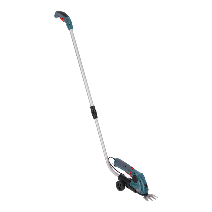 Tijeras de césped y cortasetos 2 en 1 inalámbricas con poste de extensión telescópico KS SHT-8V + Extension Pole
