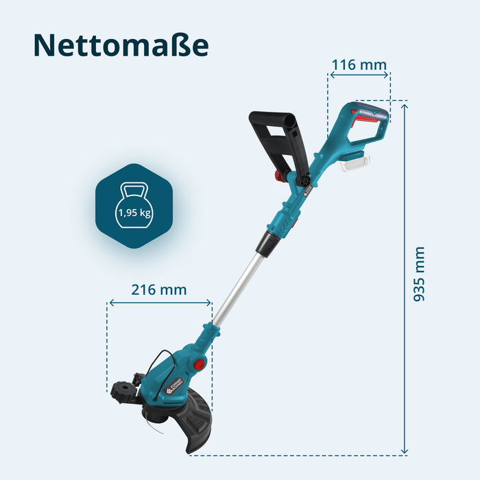 Ασύρματο χλοοκοπτικό KS GT-20V