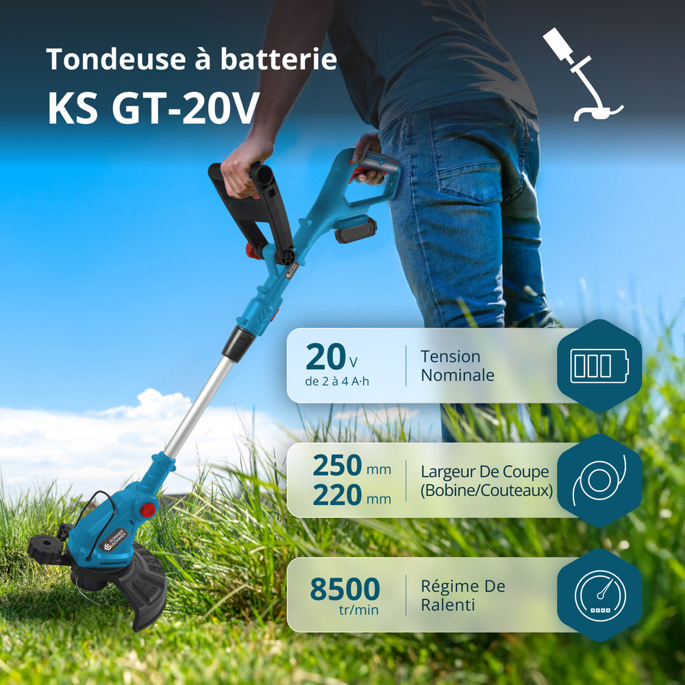 Coupe-bordures à batterie  KS GT-20V
