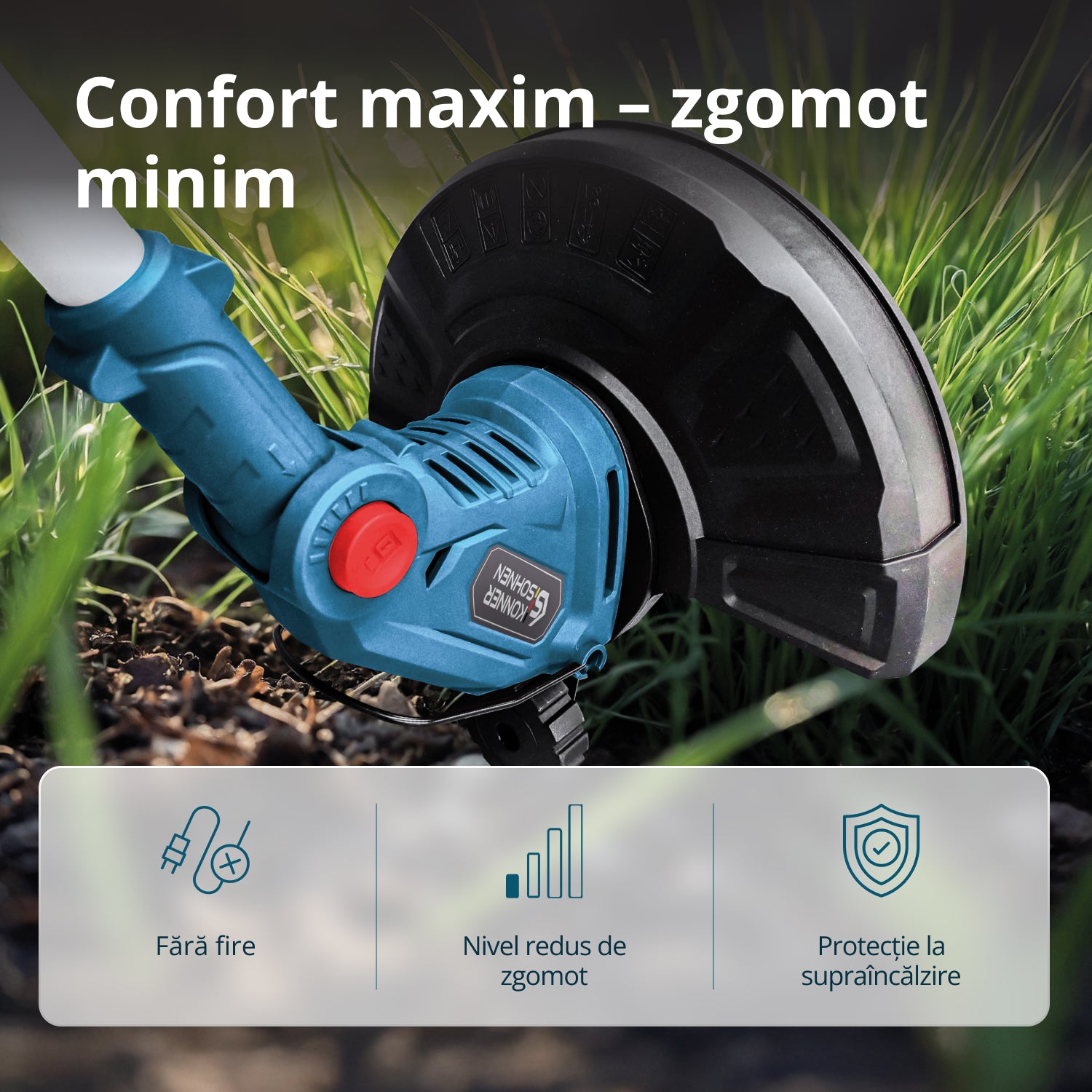 Trimmer pe acumulator KS GT-20V 