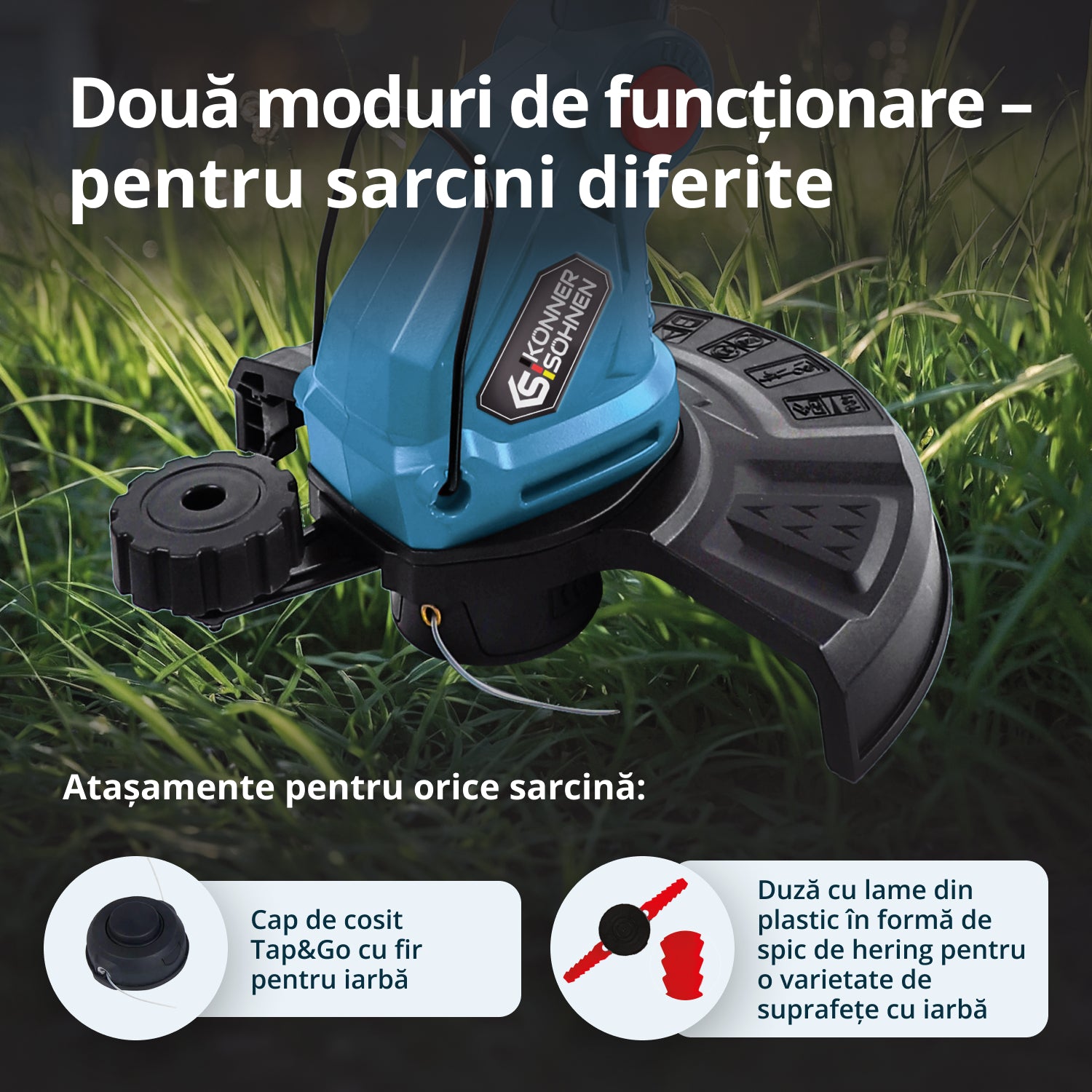 Trimmer pe acumulator KS GT-20V 
