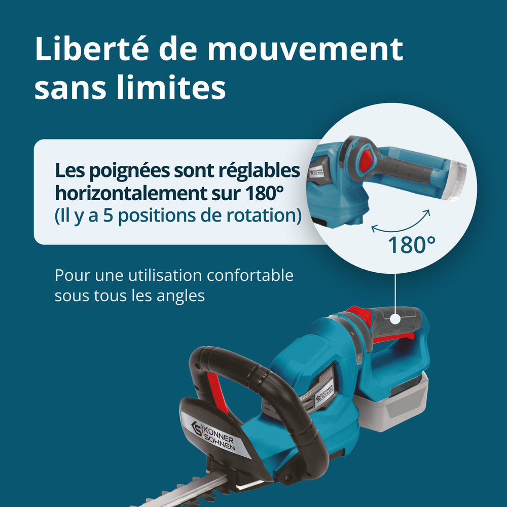 Taille-haie sur batterie KS HT-20V