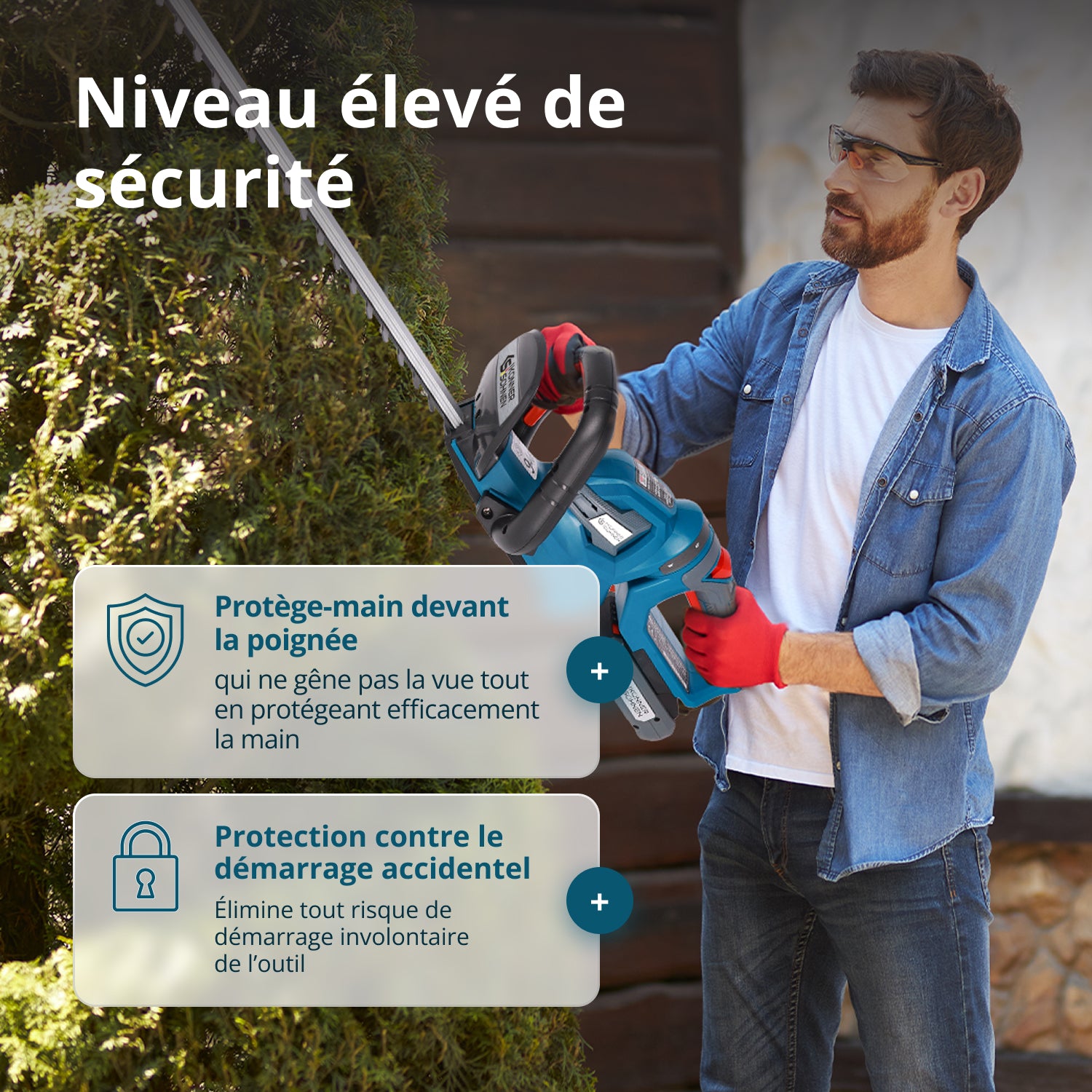 Taille-haie sur batterie KS HT-20V