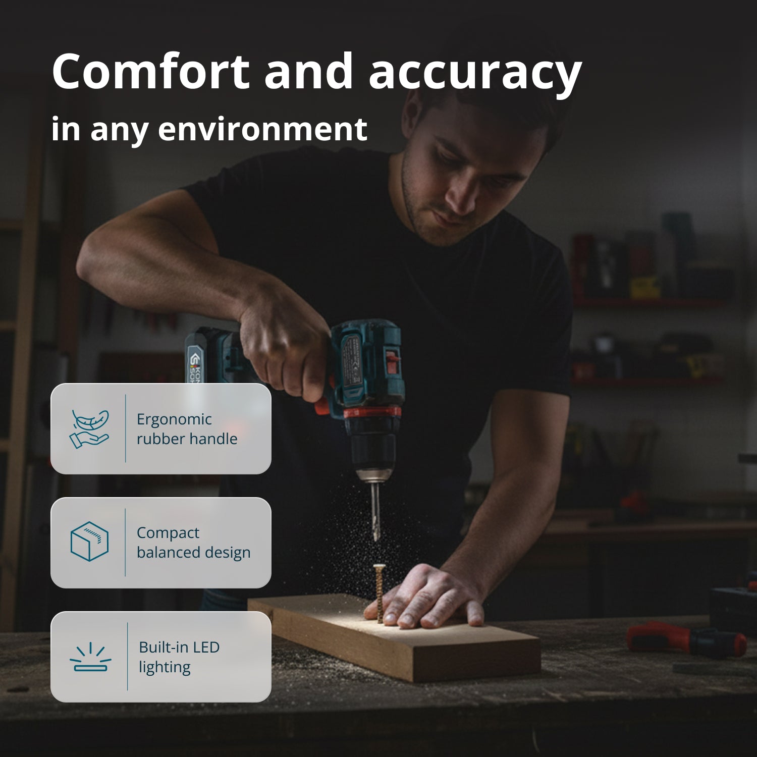 Conjunto Mestre Sem Fios KS ID20V-60 KIT 74