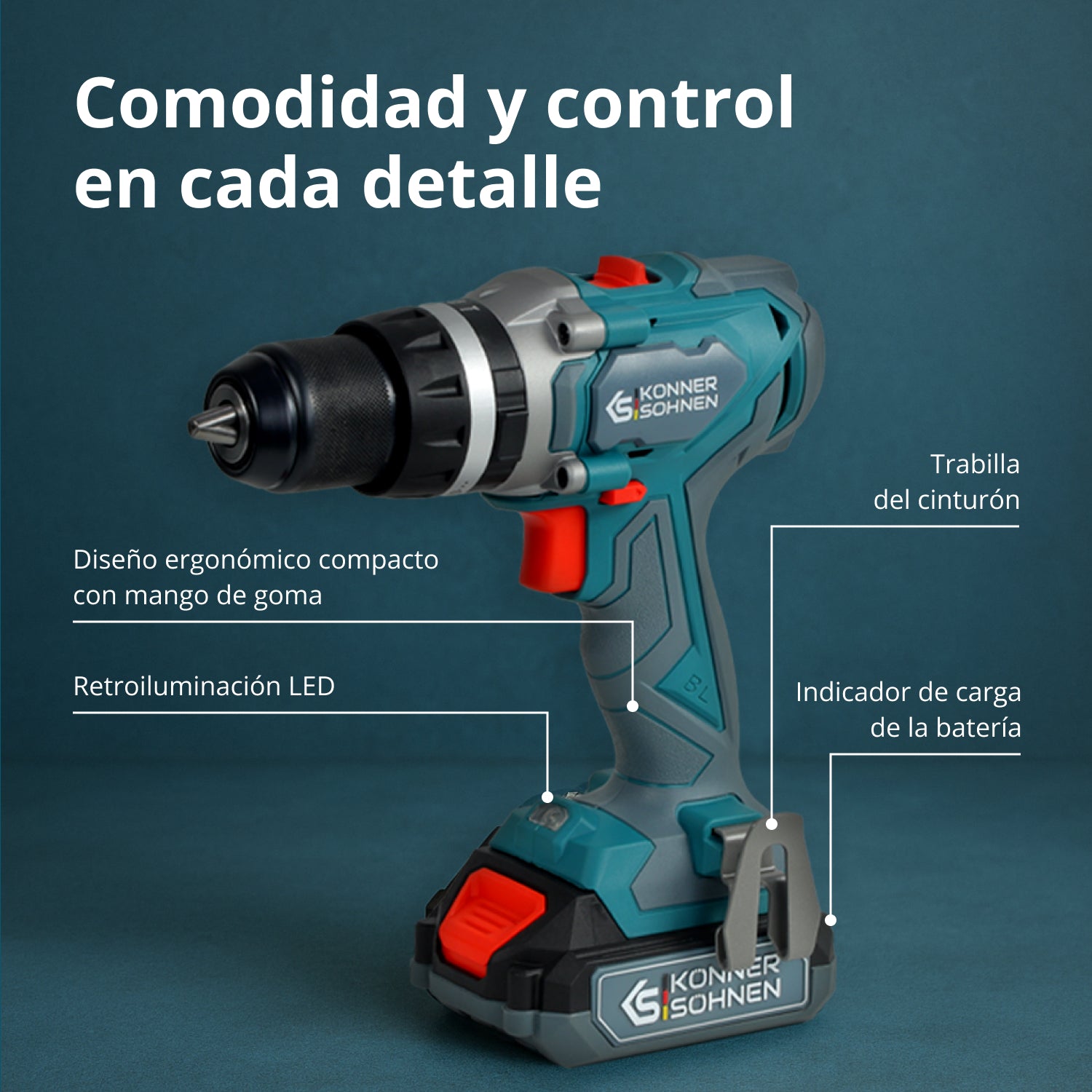 KS IDISD 20V SET 2 Conjunto inalámbrico Master Set 2en1