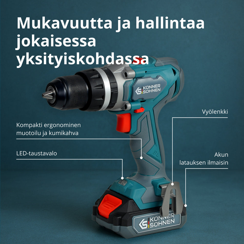 Johdoton Master Setti 2in1 KS IDISD 20V SET 2