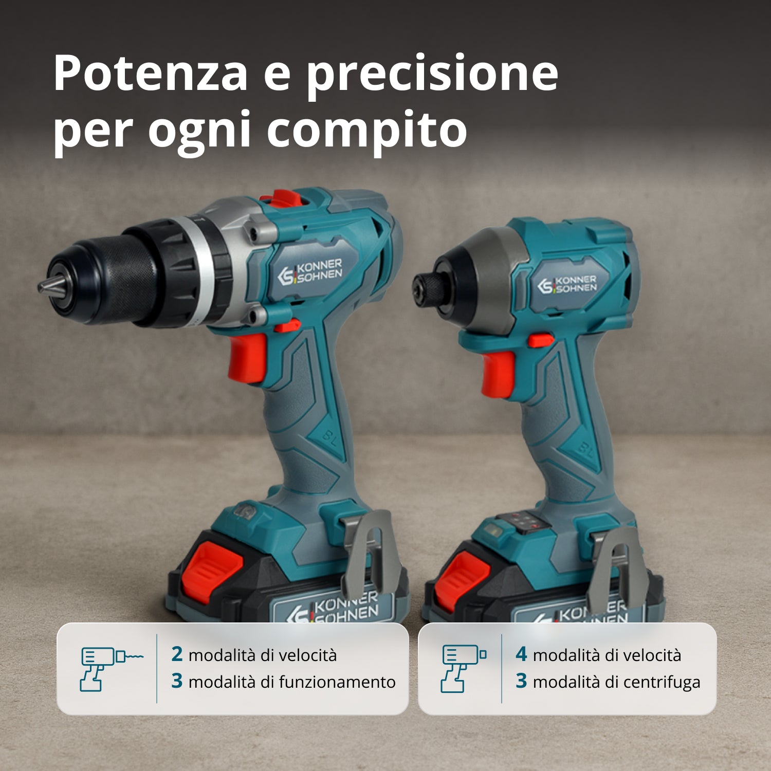 KS IDISD 20V SET 2 Senza Fili Master Set 2in1