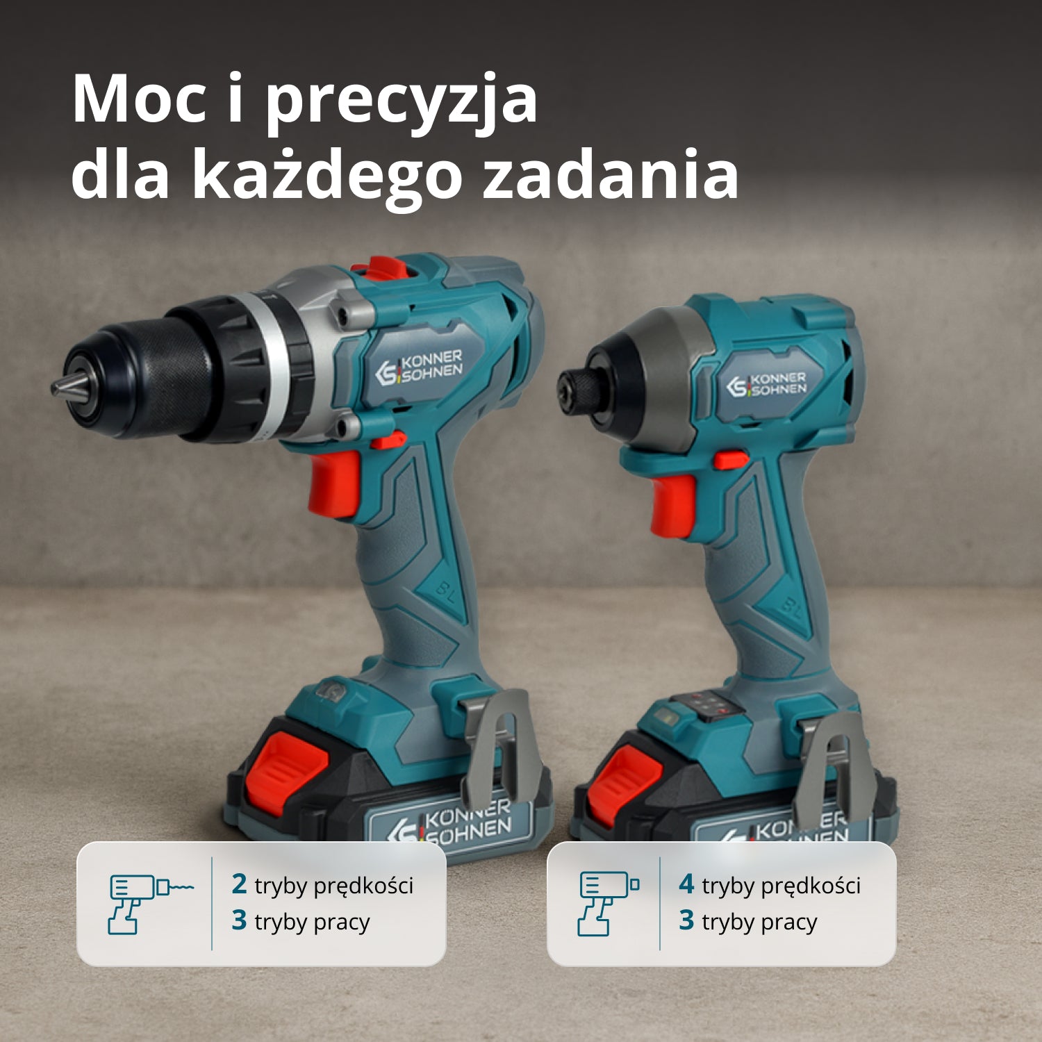 KS IDISD 20V SET 2 Zestaw bezprzewodowy Master Set 2w1