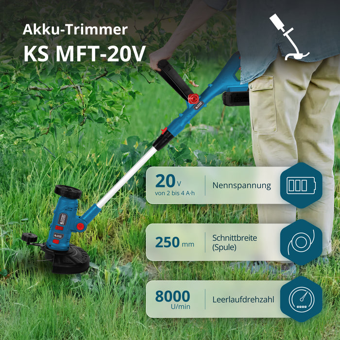 Ασύρματο Πολυλειτουργικό Κουρευτικό KS MFT-20V