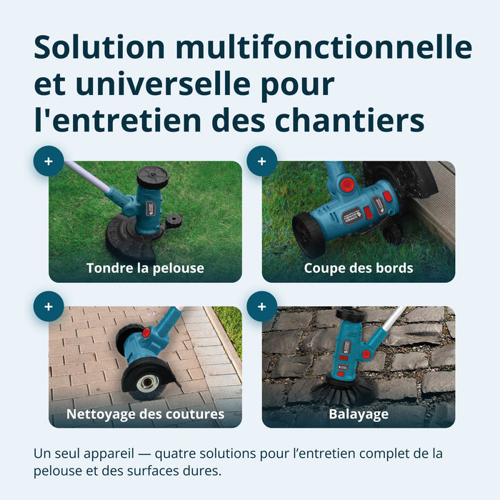 Taille-bordures multifonctions sans fil KS MFT-20V 
