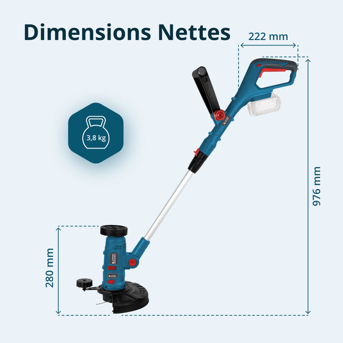 Taille-bordures multifonctions sans fil KS MFT-20V 
