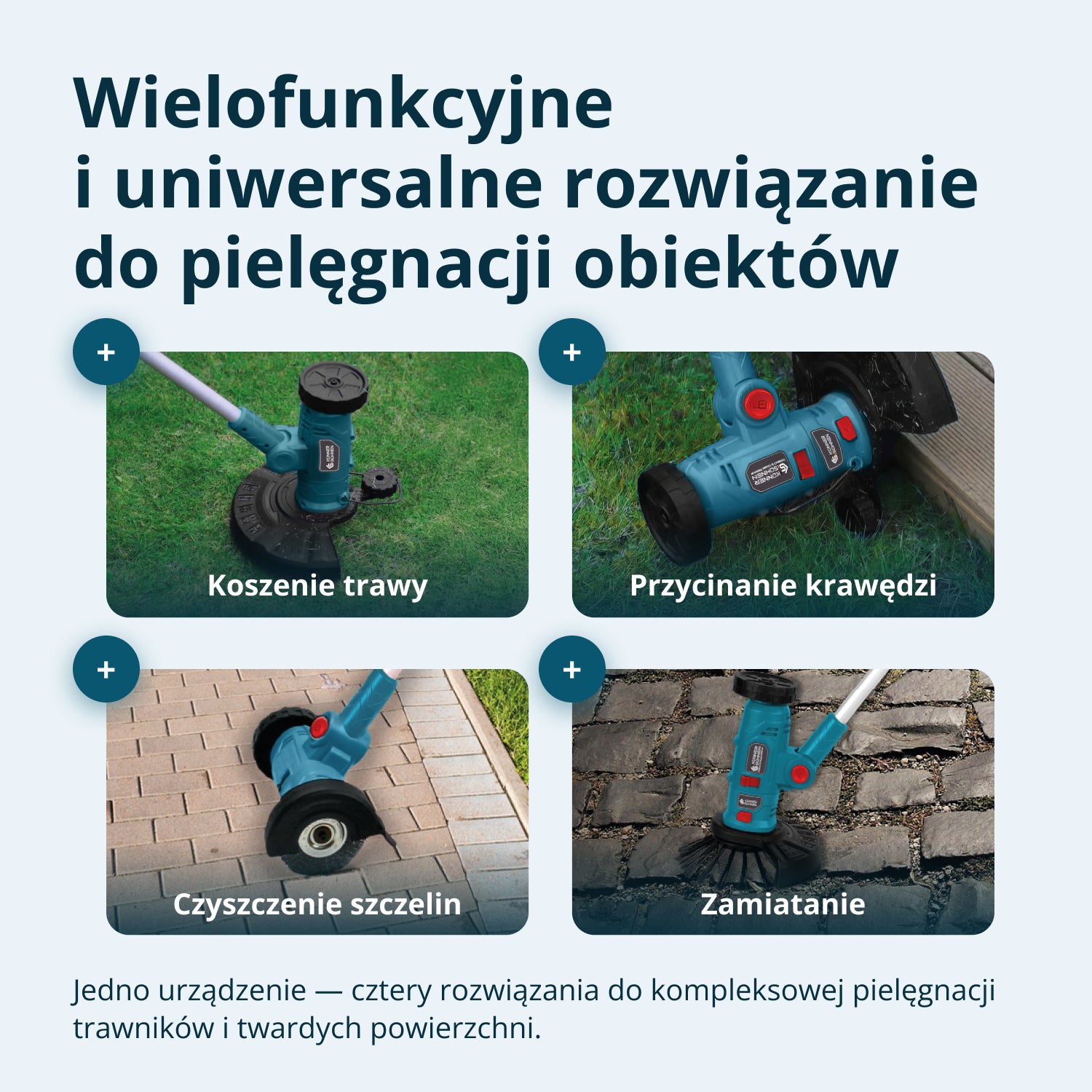 Bezprzewodowy wielofunkcyjny trymer KS MFT-20V 