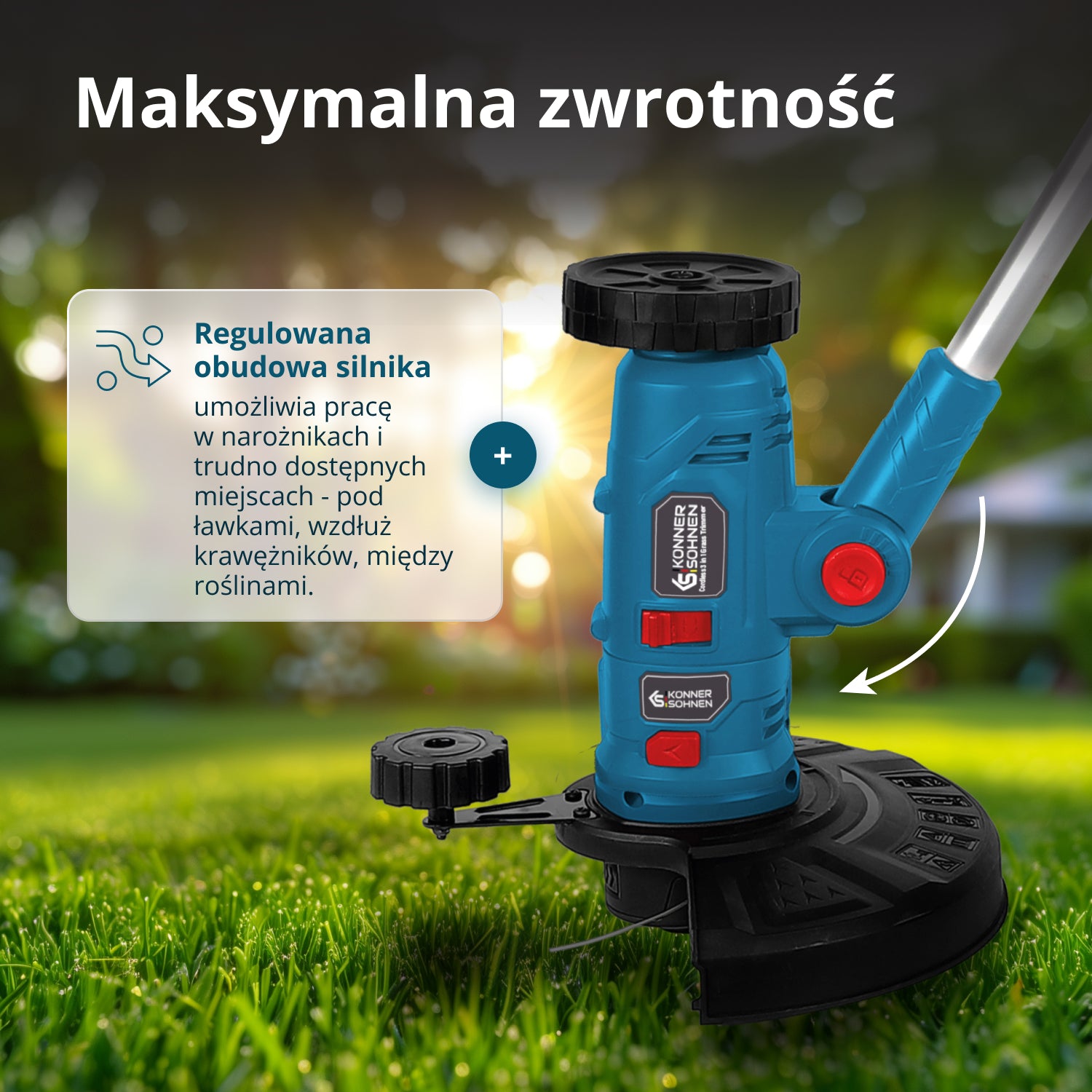Bezprzewodowy wielofunkcyjny trymer KS MFT-20V 