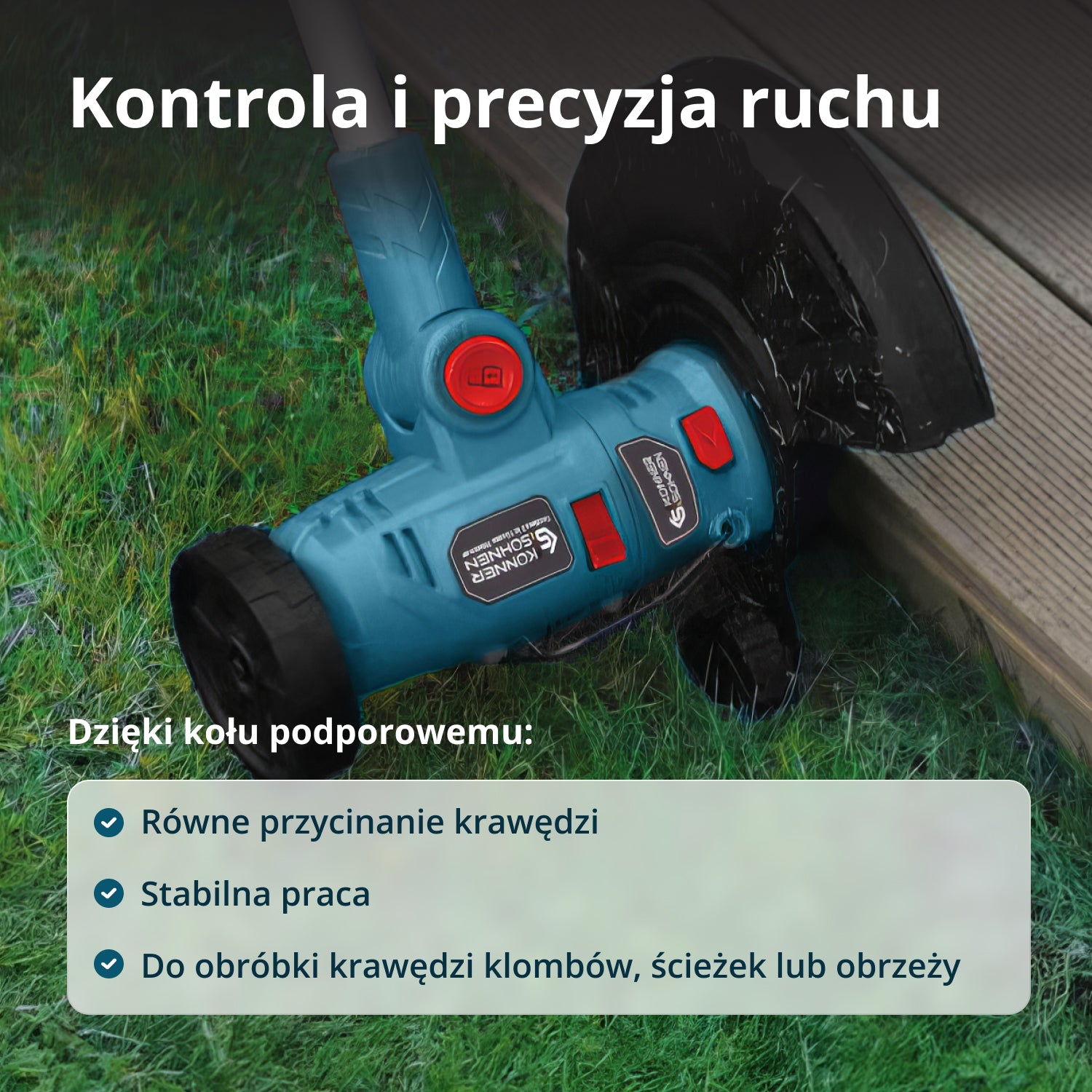 Bezprzewodowy wielofunkcyjny trymer KS MFT-20V 