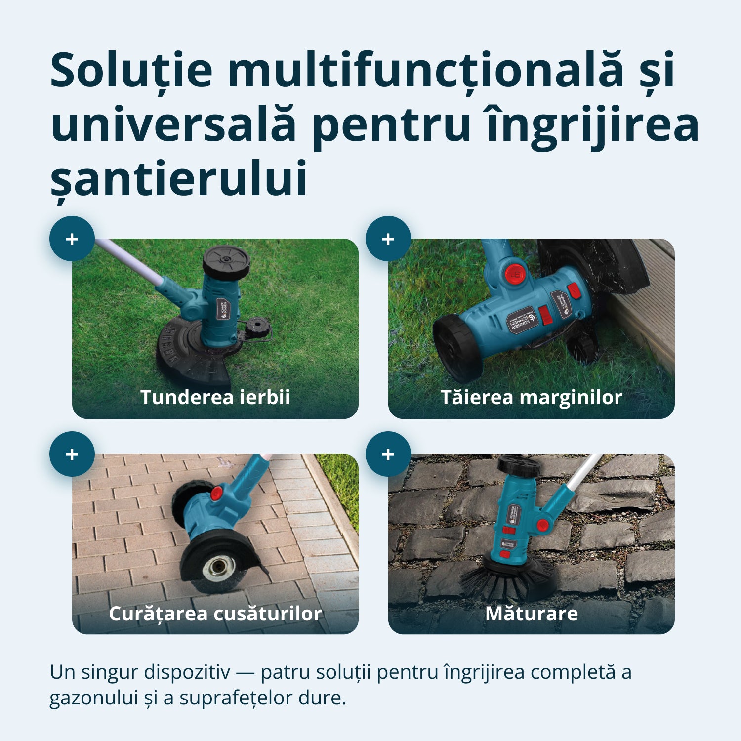 Trimmer multifuncțional pe acumulator KS MFT-20V 