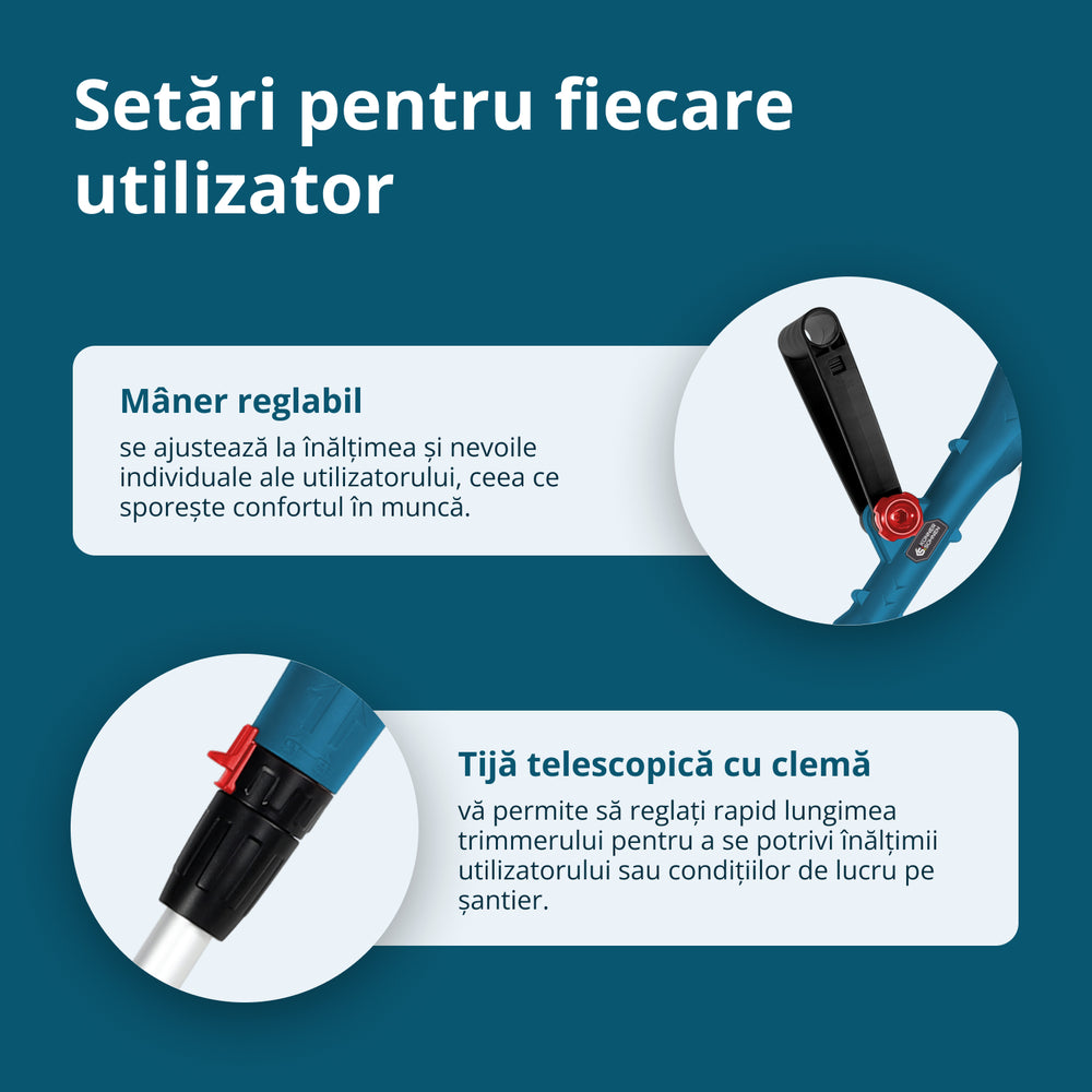 Trimmer multifuncțional pe acumulator KS MFT-20V 