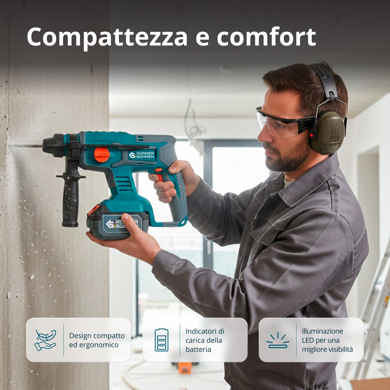 Set Senza Fili Master 3in1 KS RHAGD 20V SET 3