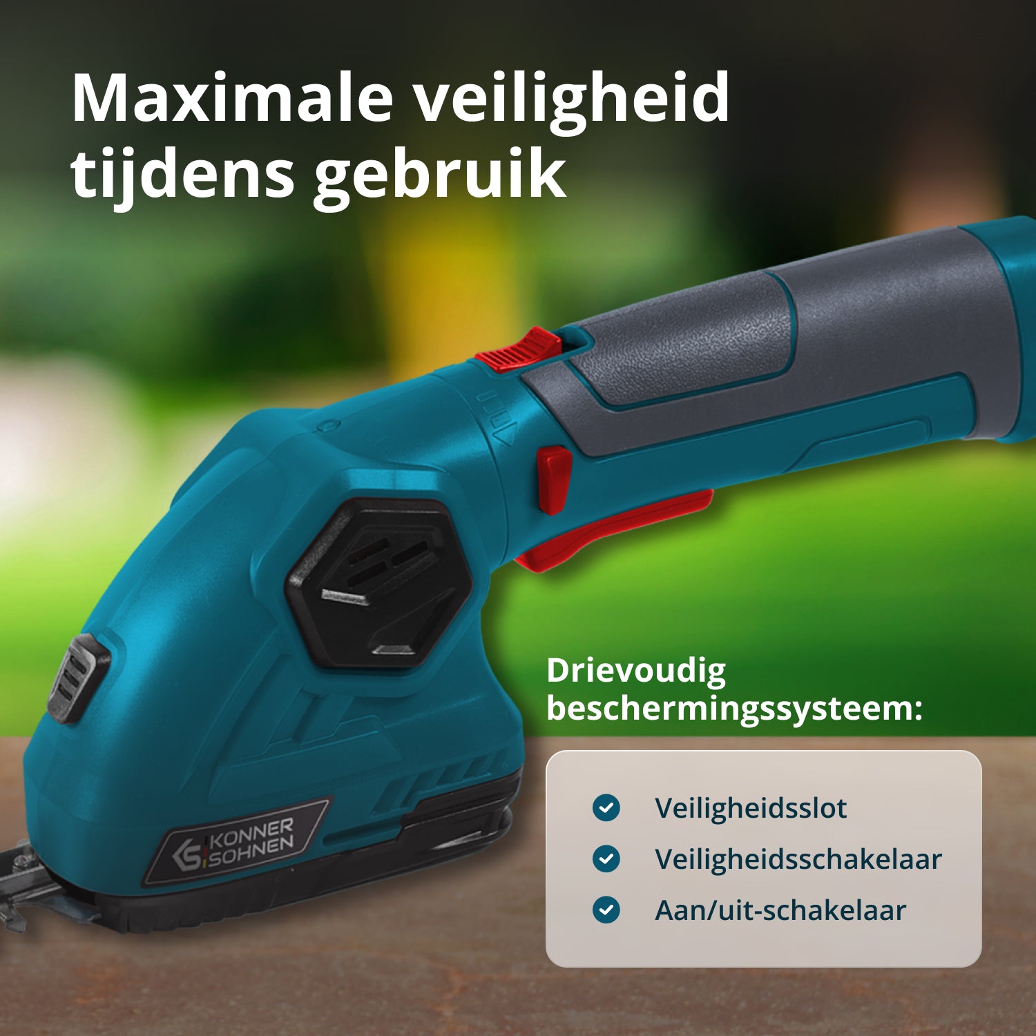 Snoerloze 2 in 1 Gras Schaar en Heggenschaar KS SHT-8V