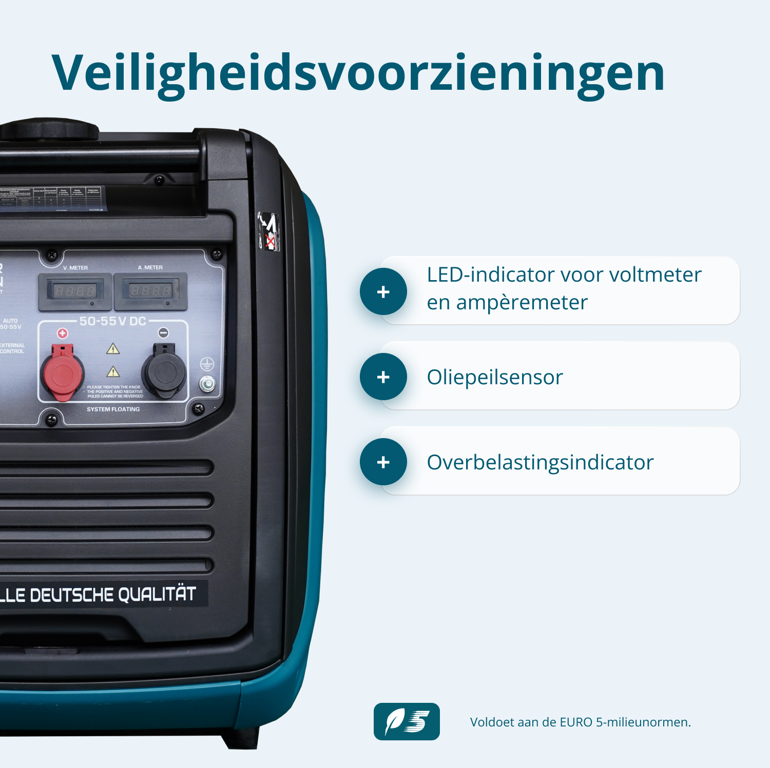 KS 48VS-DC Gelijkstroomgenerator, versie 50–55V