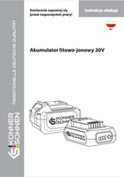 Akumulator litowo-jonowy 20V 2Ah 4Ah