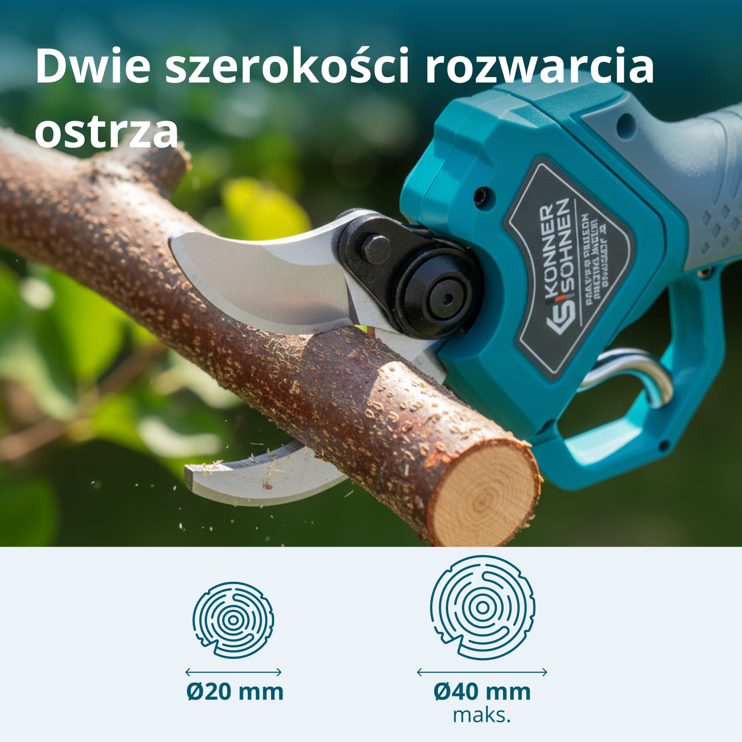 Sekator akumulatorowy KS CPS20V-40