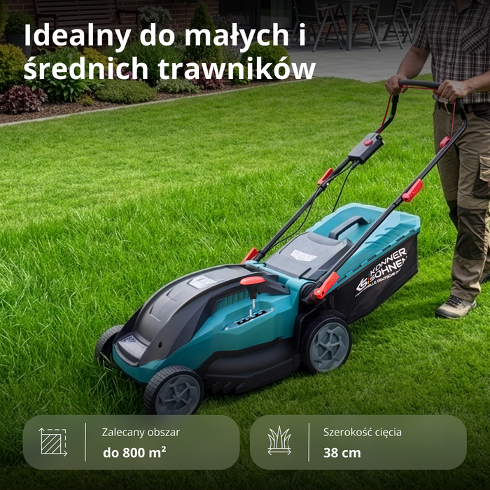 Elektryczna kosiarka do trawy KS 38LM16-BL