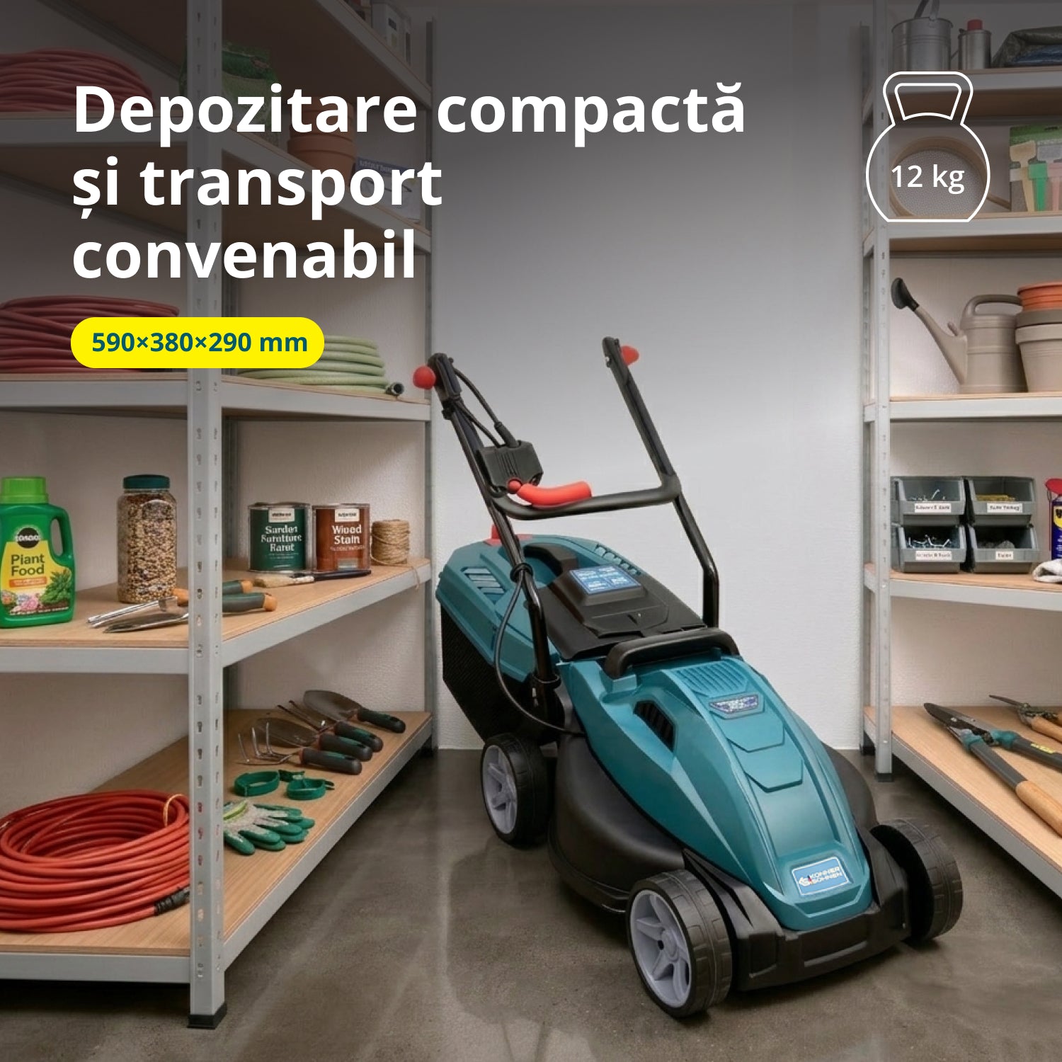 Mașină de tuns iarba electrică KS 32LM12-BL