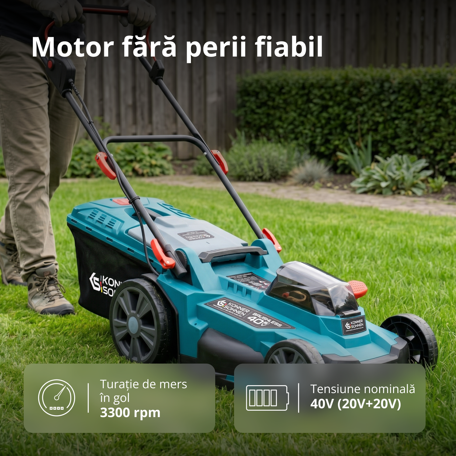 Pachet promoțional pentru îngrijirea gazonului KS 43LM-BCT40V-SET