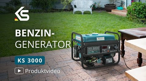 Überblick über den KS 3000– benzinbetriebener Generator 3 kW für Zuhause oder Arbeit
