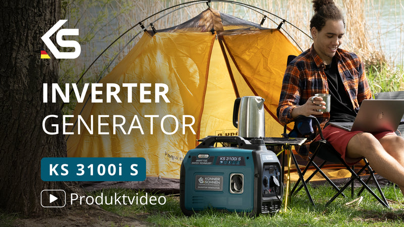 Überblick über den Invertergenerator KS 3100i S (3,1 kW) von Könner & Söhnen