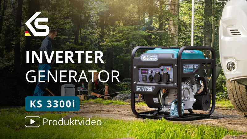 Inverter-Generator KS 3300i (3,3 kW) von Könner & Söhnen – sparsam und leistungsstark