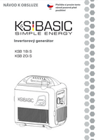Invertorový generátor KSB 18i S, KSB 20i S